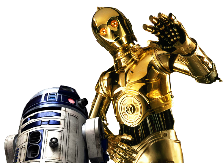 R2D2 und C3PO Droiden R2D2 und C3PO Droiden
